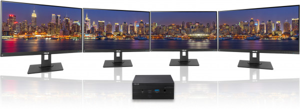 The PN50 supports up to four 4K displays at 60Hz