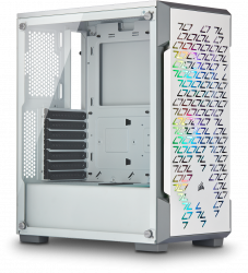 iCUE 220T White Addressable RGB Airflow Midi PC Case