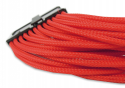 Red Braided 24-pin ATX Extension
