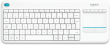 Logitech K400 Plus White Wireless Touch Keyboard (UK Layout)